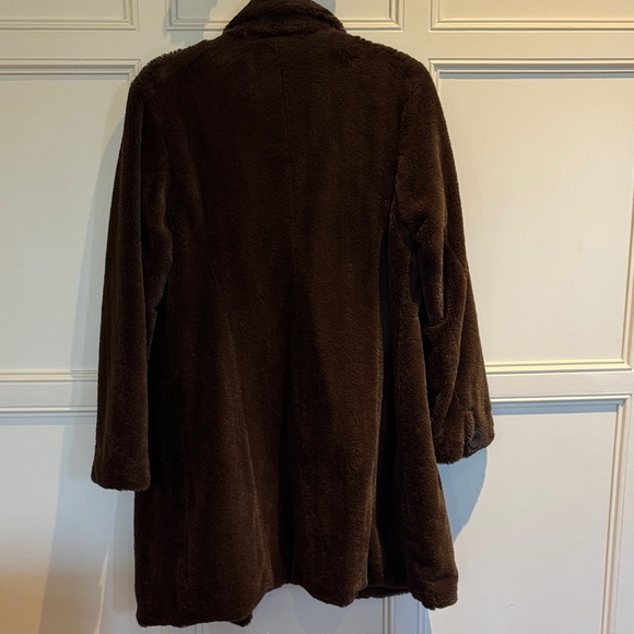 CAbi women’s faux fur brown jacket size M. Excellent condition - Picture 5 of 5